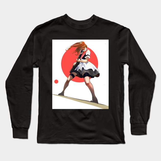 bandmaid guitarist Long Sleeve T-Shirt by joearc